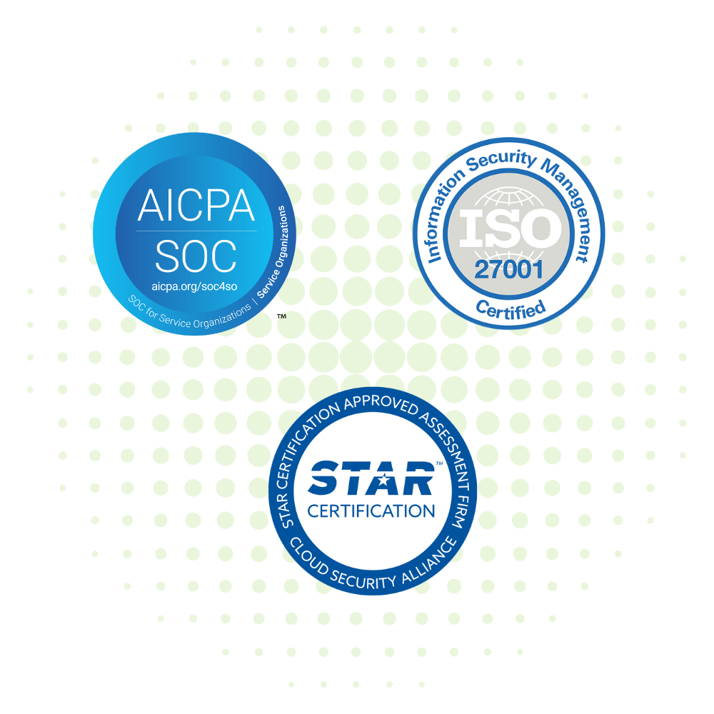 Compliance logos montage placeholder